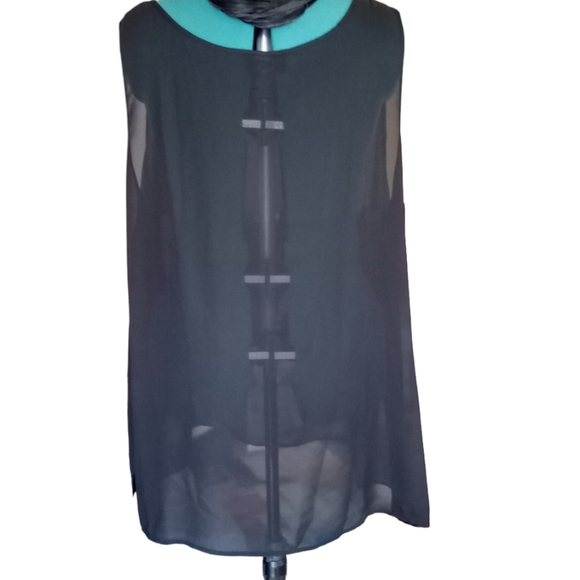 Maggie Barnes Sexy Sheer Black Camisole With Scarf 4X Fall Winter Wardro… - Picture 3 of 10